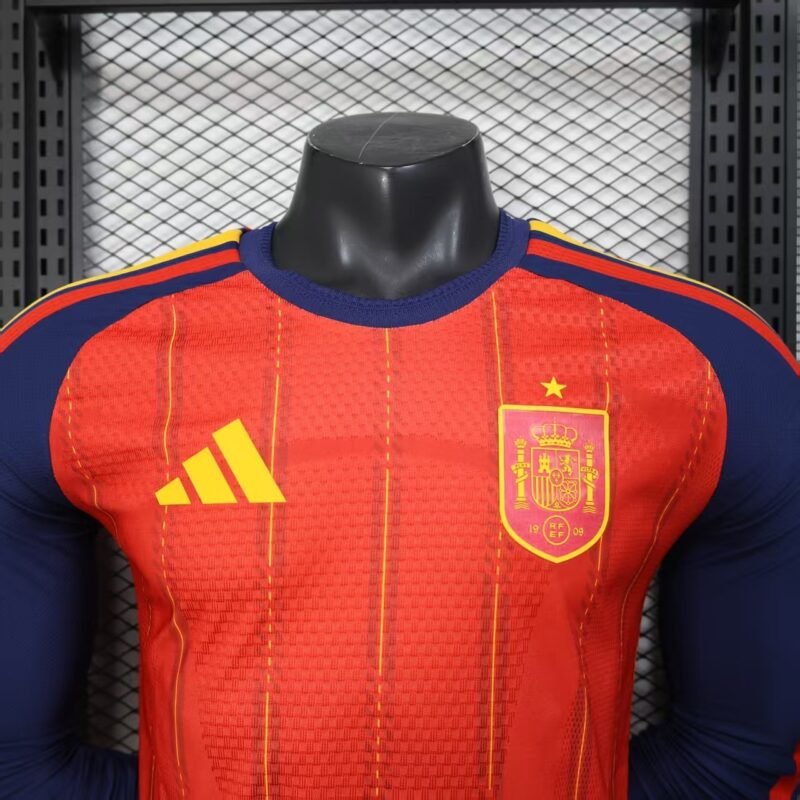 Spain national team home long-sleeved jersey